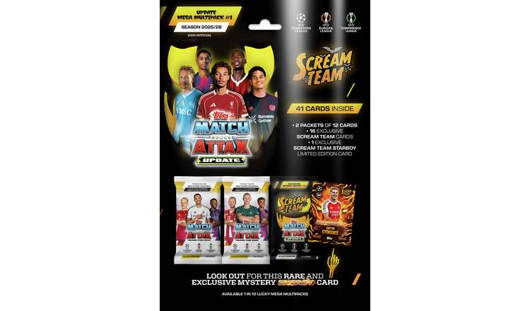 Match Attax UCC 2025/2026 Scream Trading Card Multipack