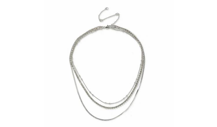 Liars & Lovers Silver Plated Tennis Ball Chain Necklace