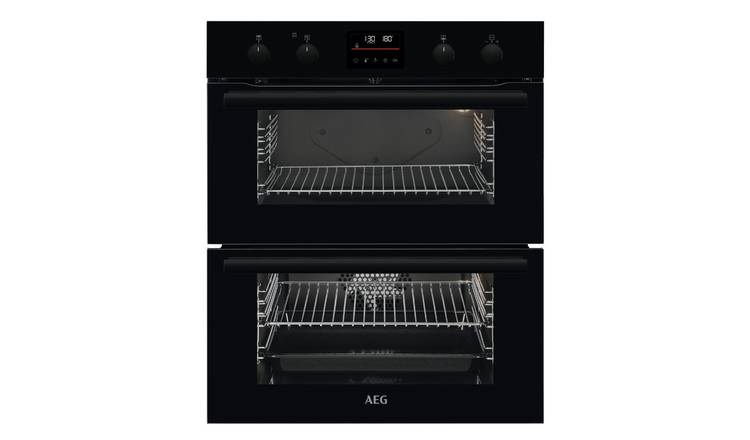 AEG DUB535060B Built Under Double Electric Oven - Black