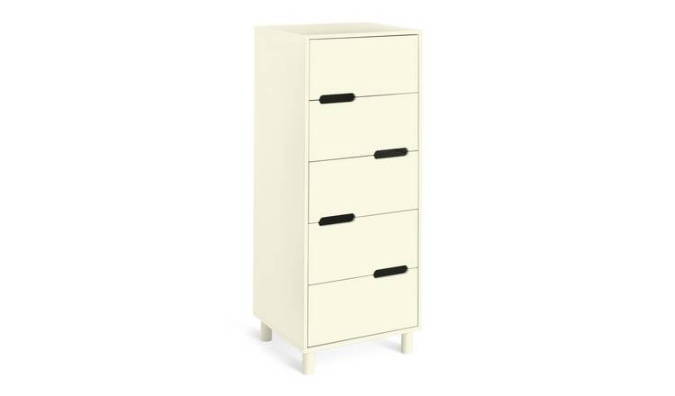 Habitat Henri 5 Drawer Chest - White