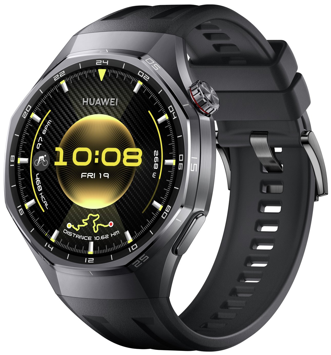 HUAWEI Watch GT6 Pro 46mm GPS Titanium Smart Watch - Black