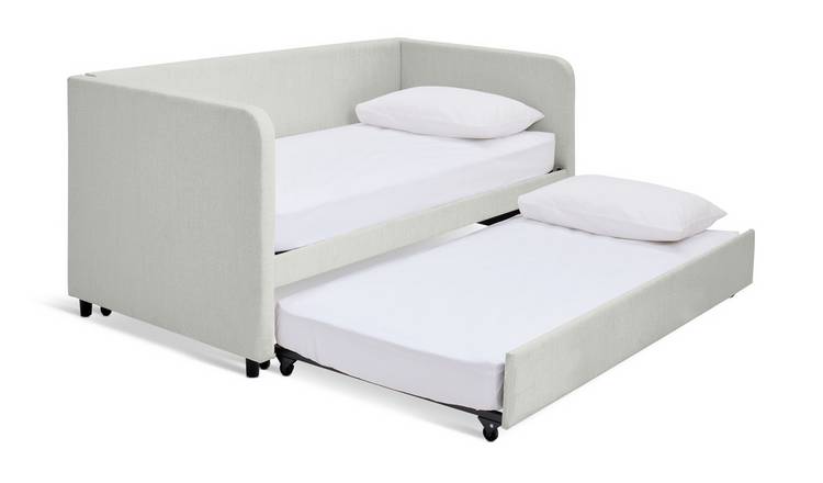 Habitat Chadwell Single Trundle Bed with 2 Mattress - Grey