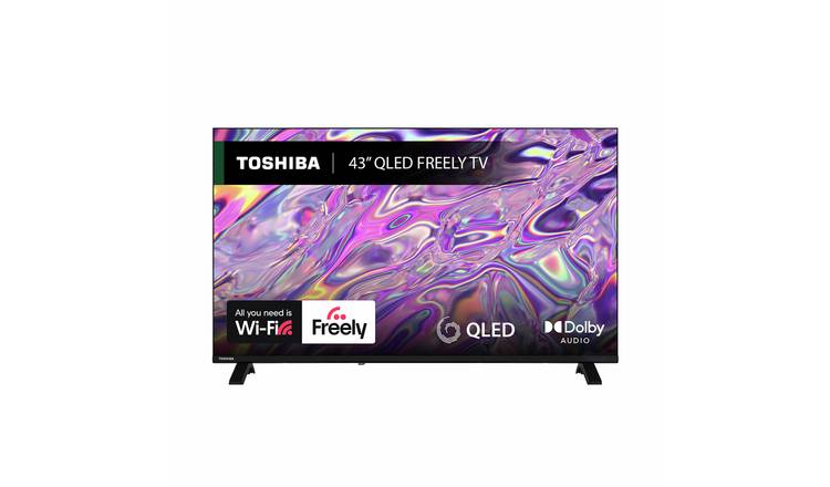 Toshiba 43 Inch 43QV1563DB 4K Ultra HD HDR QLED Freely TV