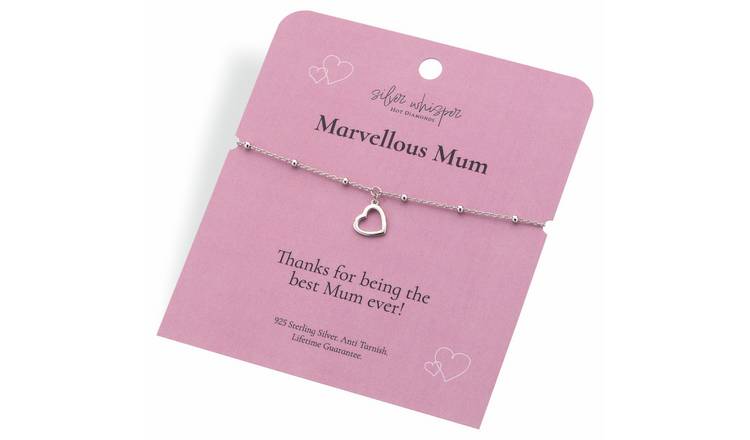 Hot Diamonds Sterling Silver Marvellous Mum Charm Bracelet