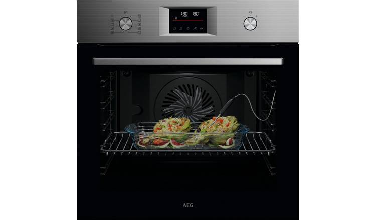 AEG OS6AB50AM Built In Single Electric Oven-Stainless Steel