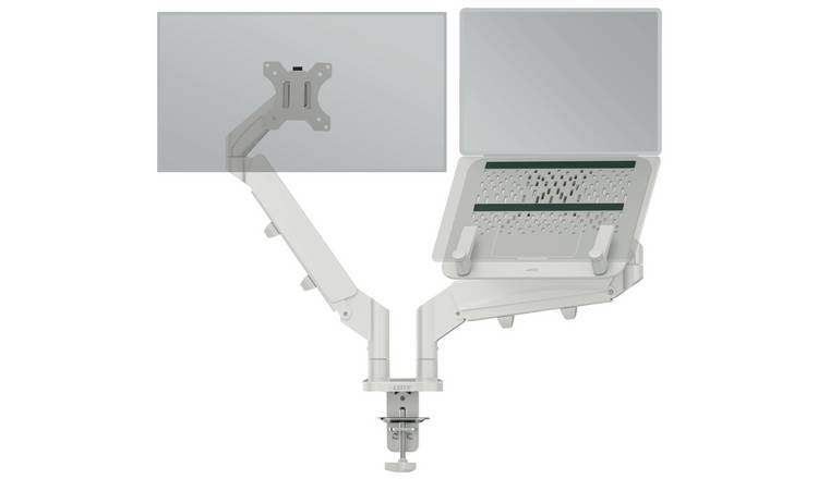 Leitz Ergo Monitor Laptop Arm - Light Grey
