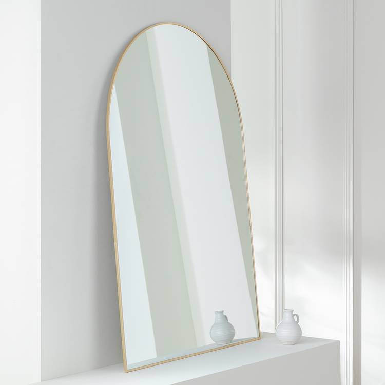 Habitat Gold Arch Wall Mirror - 100x70cm 0