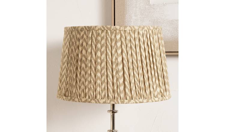 Pacific Vienna Taupe Mushroom Pleat Lampshade - 30cm