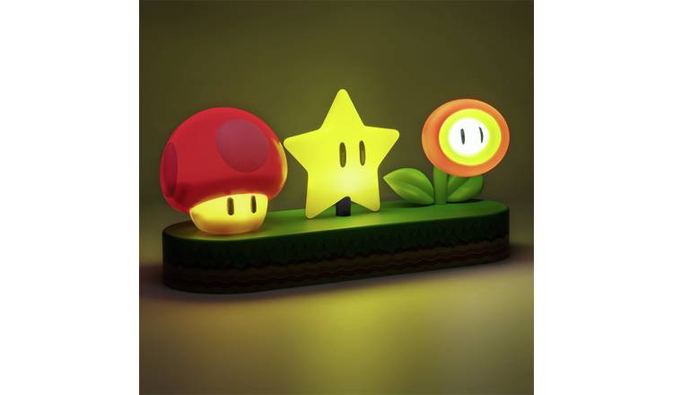 Super Mario Icons LED Novelty Light - Multicolour