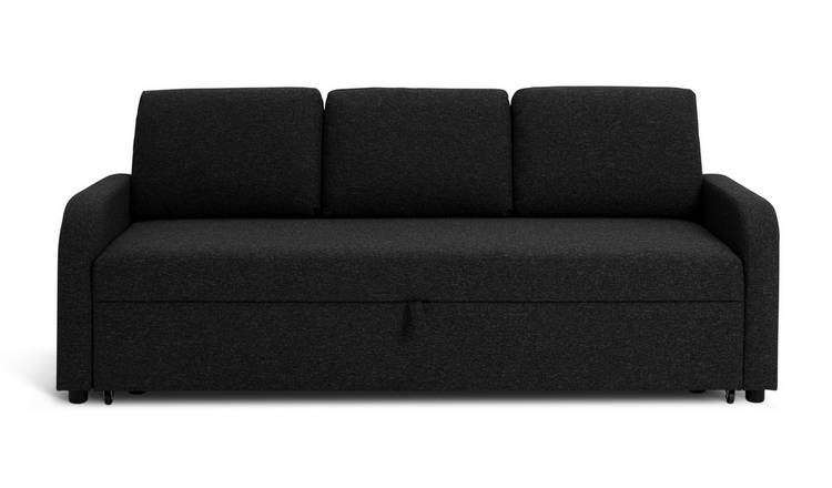 Habitat Carter Fabric 4 Seater Sofa Bed - Charcoal