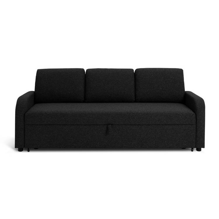 Habitat Carter Fabric 4 Seater Sofa Bed - Charcoal 0
