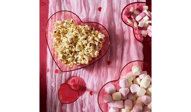 Argos Home Pack Of 2 Valentines Heart Shaped Bowl