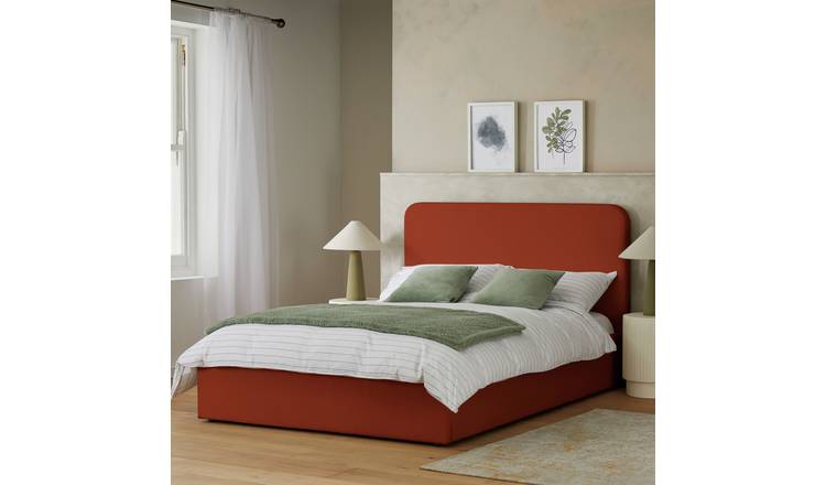 Habitat Chadwell Kingsize End Lift Ottoman Bed - Rust