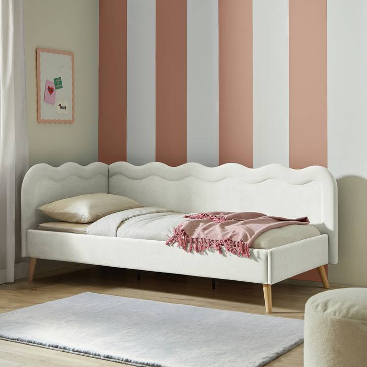 Habitat Kids Iris Upholstered Day Bed - White 0