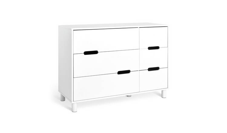 Habitat Henri 6 Drawer Chest - White