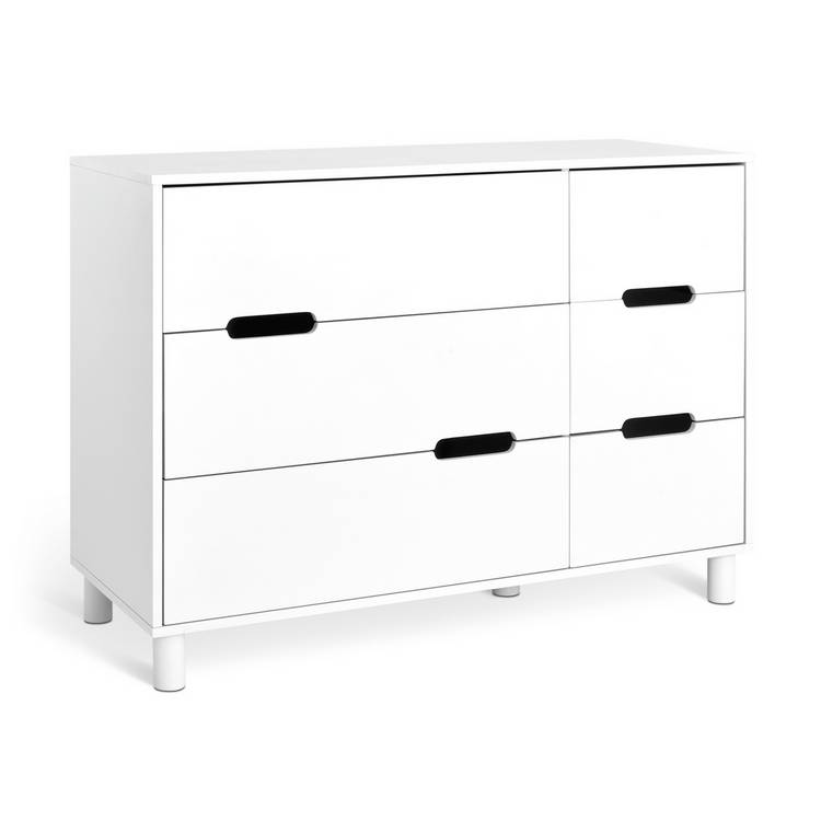 Habitat Henri 6 Drawer Chest - White 0