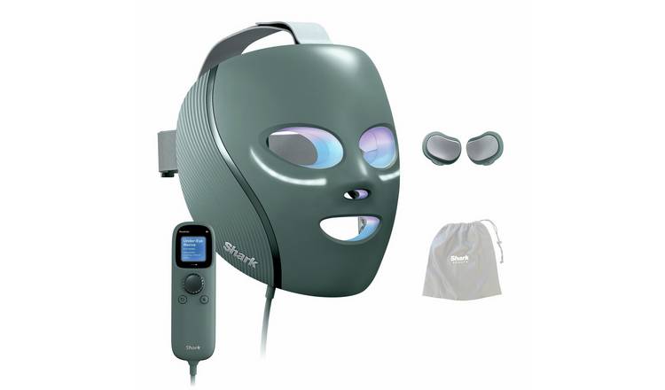 Shark CryoGlow Under-Eye Cooling LED Face Mask Frosted Sage