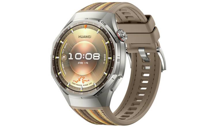 HUAWEI Watch GT6 Pro 46mm GPS Titanium Smart Watch - Brown