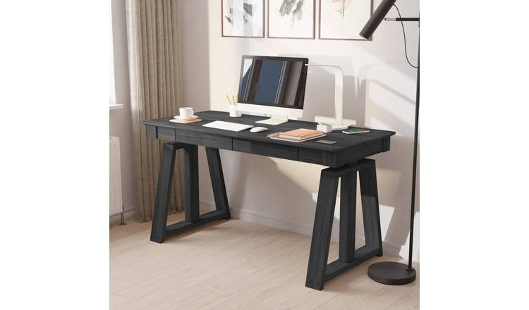 Koble Nora Height Adjustable Desk - Dark Wood