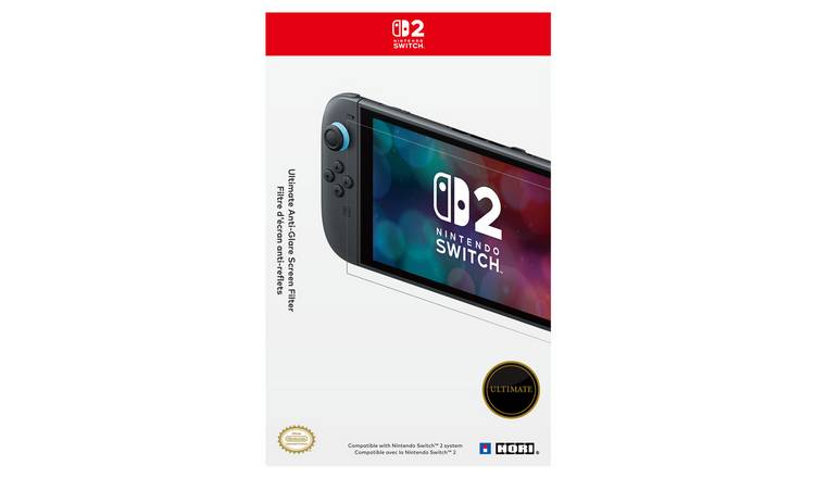 HORI Ultimate Anti-Glare Screen Filter For Switch 2 - 2 Pack