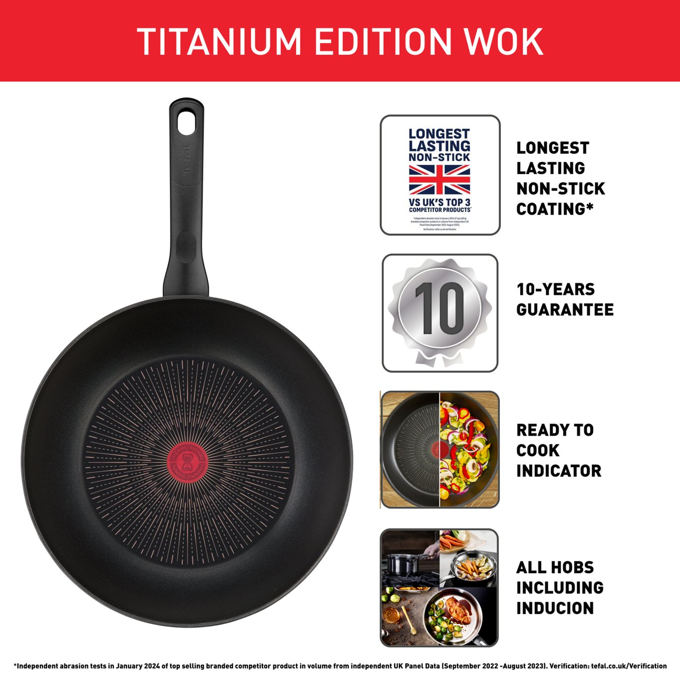 Vispan TITANIUM NOWO 38 x 28 cm, voor inductie, afneembaar handvat