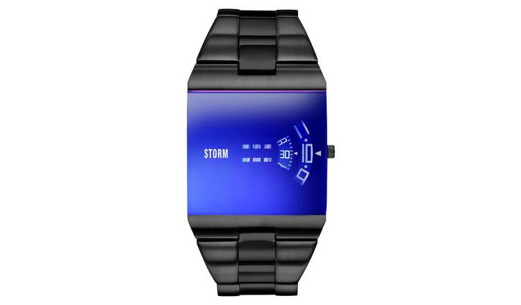 STORM Blue Dial Stainless Steel Strap Watch
