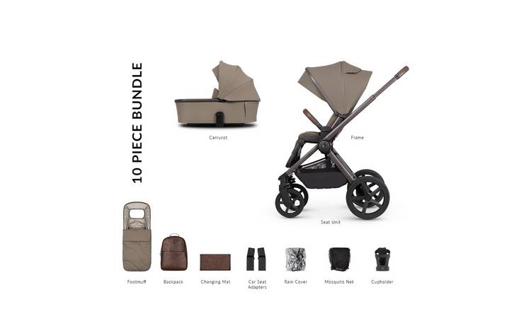 Venicci Upline 2 2-in-1 Pushchair and Accessories - Powder