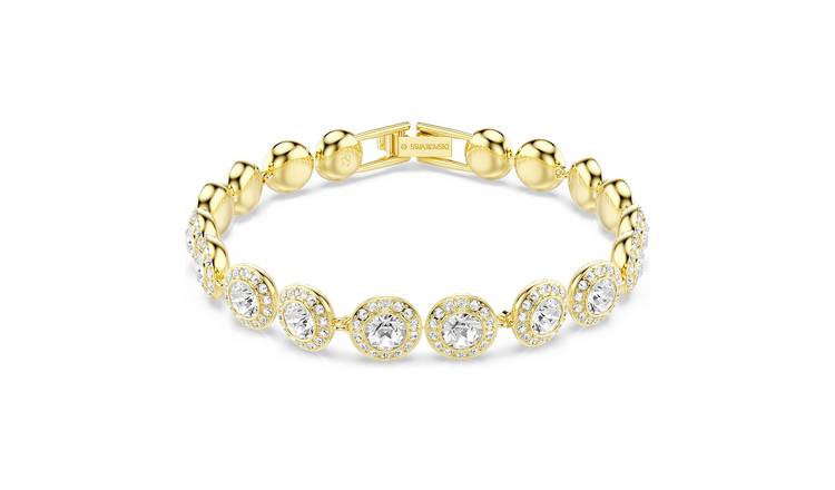 Swarovski Gold Tone Plated Una Angelic Bracelet