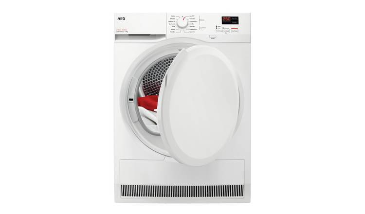 AEG TR708L0B 8KG Heat Pump Tumble Dryer - White