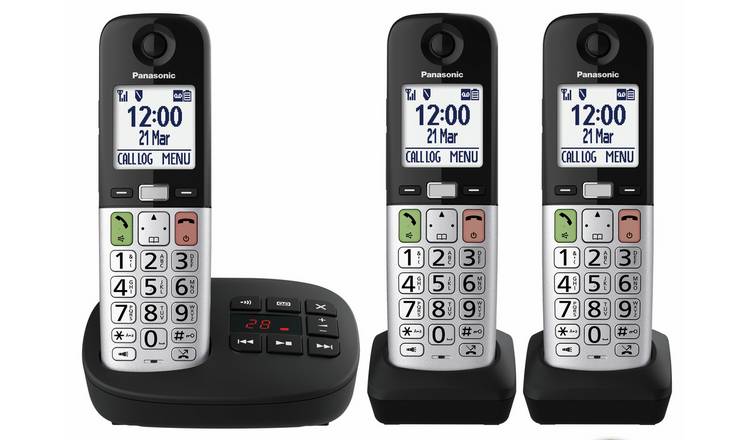 Panasonic KX-TGU4 Cordless Phone with Answer Machine Triple