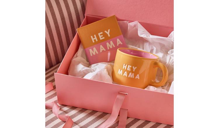 Argos Home HEY MAMA Mug with Coaster
