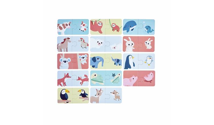 Chad Valley Mom And Baby 28 Piece Puzzle 