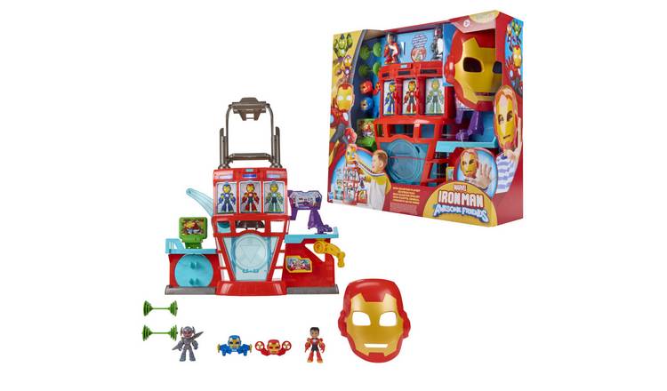 Marvel IRON MAN AND HIS AWESOME FRIENDS Playset