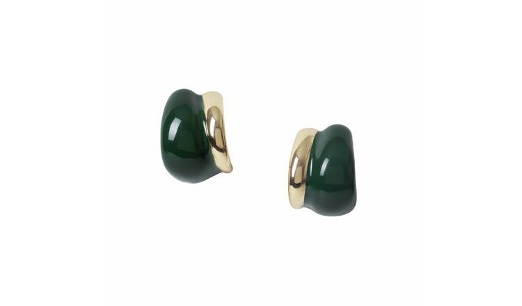 Liars & Lovers Gold Tone Double Bold Hoop Earrings