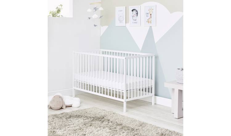 Baby Elegance Kim Cot Bed - White