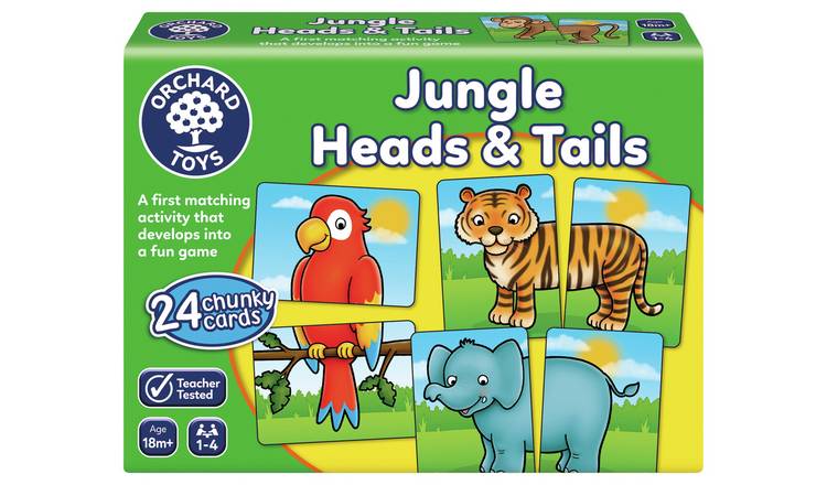 Orchard Toys Jungle Heads and Tails Game
