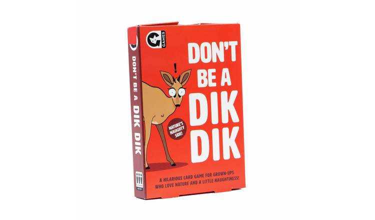 Gingerfox Games Don't Be a Dik Dik Card Game