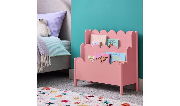 Habitat Kids Scalloped Book Storage - Pink
