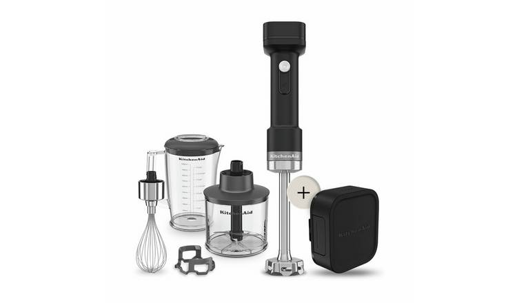 KitchenAid 5KHBRV75BM Go Cordless Hand Blender & Accessories