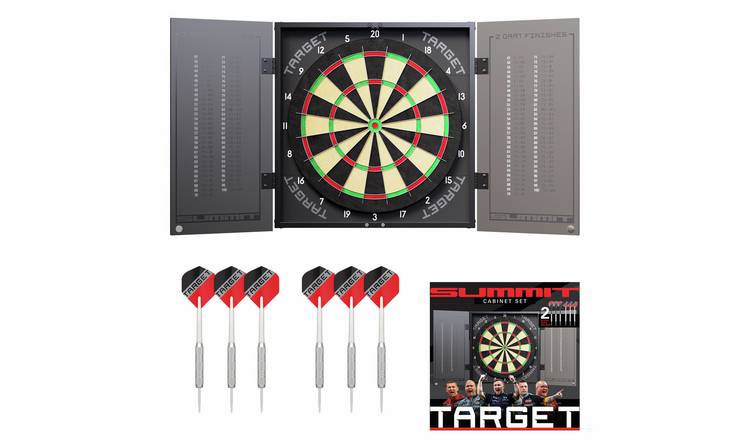 Target Summit All-In-One Cabinet Dartboard Set