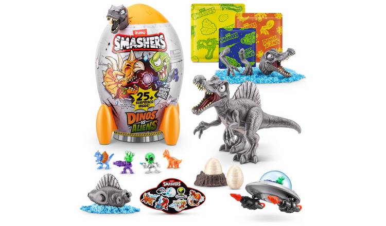 Smashers Dino VS Alien Rocket Ship Playset