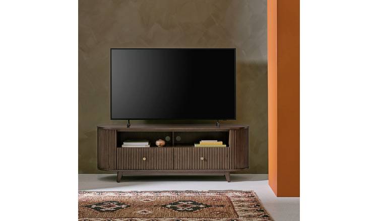 Habitat Kendi 2 Drawers TV Unit - Walnut