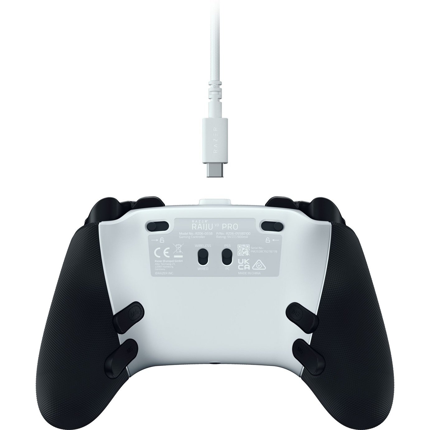 Buy Razer Raiju V3 Pro PS5 Wireless Controller - White | PS5