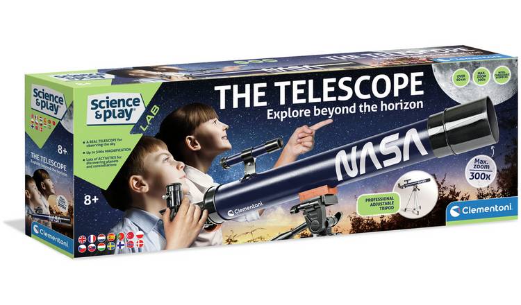 NASA Telescope With Tripod 