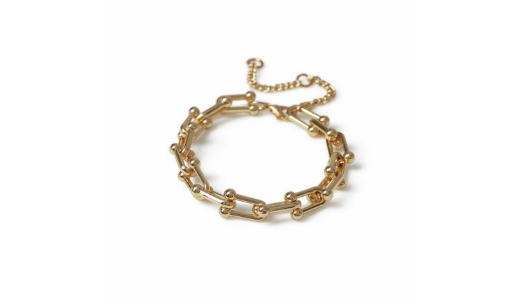 Freedom Gold Ball Link Bracelet