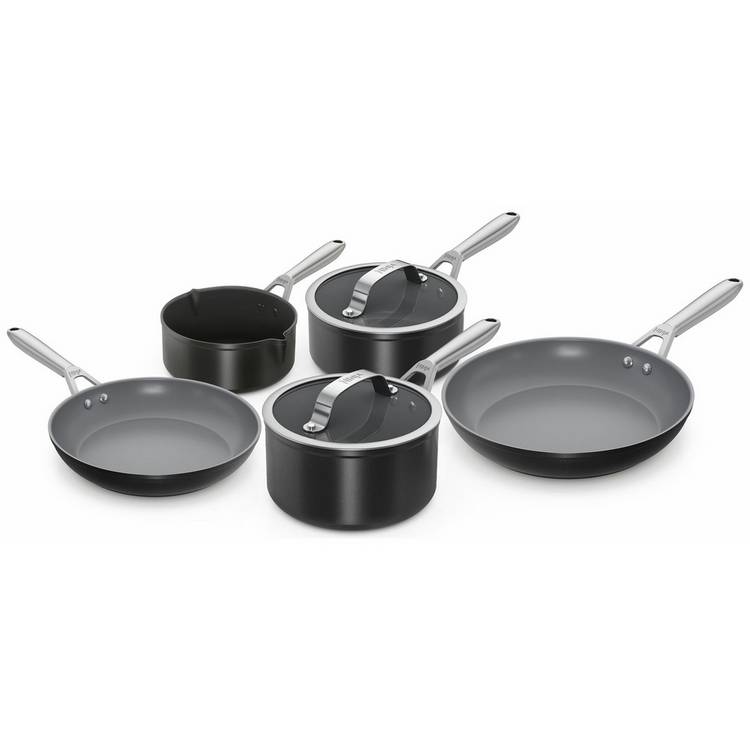 Ninja Ceramic Pro 5 Piece Aluminium Pan Set - Black 0