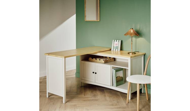 Habitat Bournemouth Office Desk - Beige