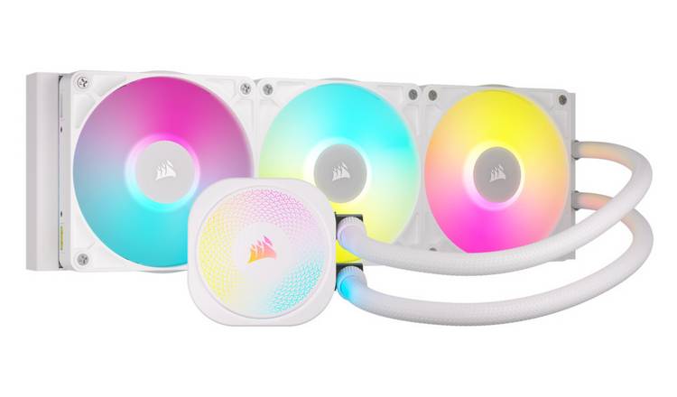 CORSAIR iCUE TITAN RX 360mm LED Liquid CPU Cooler- White