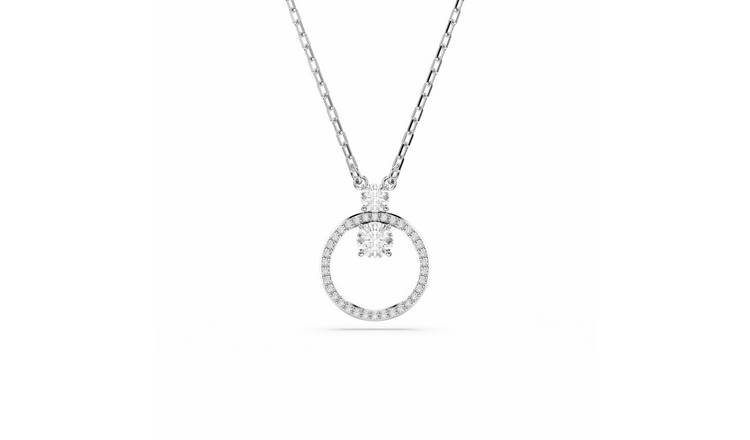 Swarovski Rhodium Plated Crystal Constella Pendant Necklace
