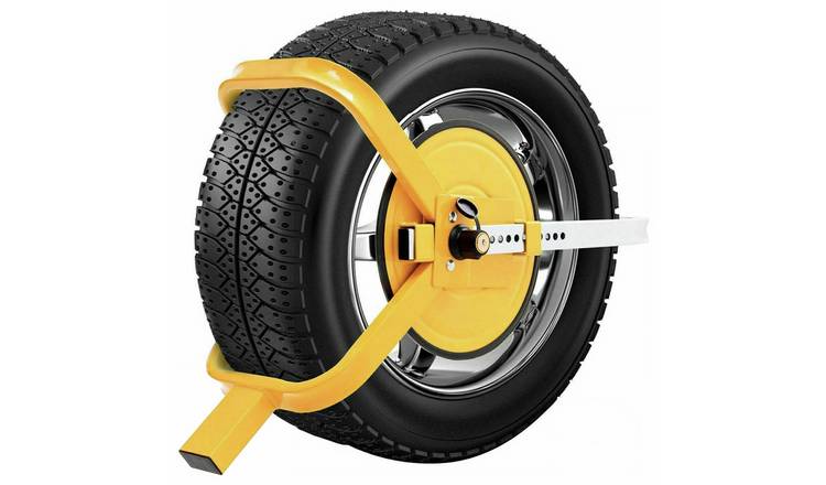 Streetwize Full Face Vehicle Wheel Clamp - 13 To 17 Inches